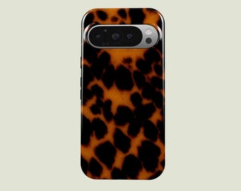 Dark Tortoise Shell Phone Case Tortoise Shell Phone Cover Fit For Google Pixel 10 Pro XL 9A 9 Pro XL 8 Pro 8A 7 Pro 7A Pixel 6 Pro 6A