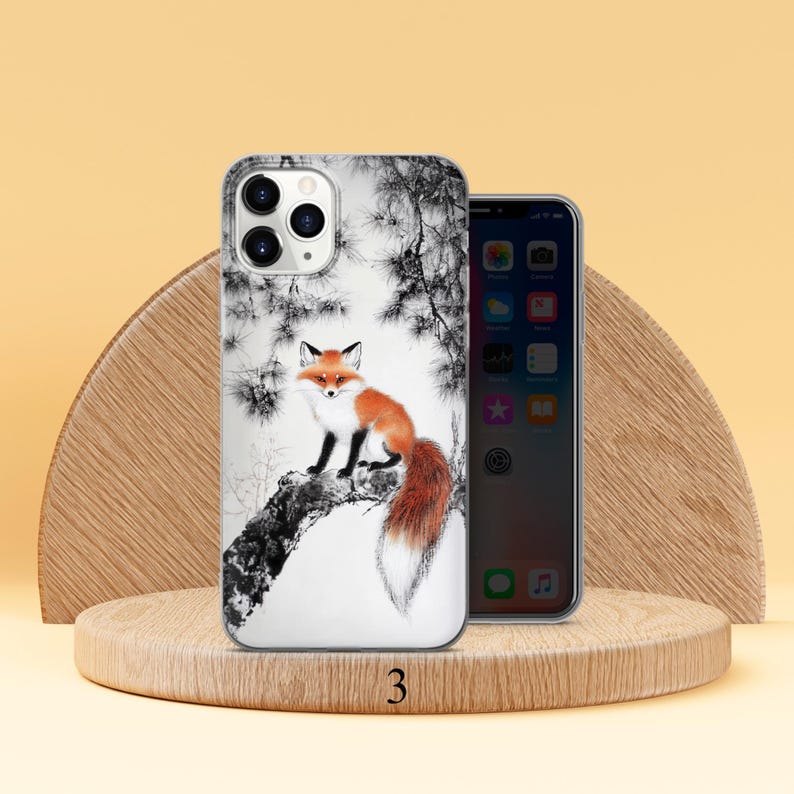Aesthetic Animals Phone Case Cute Nature Cover Fit for iPhone 17 Pro Max 16 15 14 13 12 13 11 XS Samsung S25 S24 S23 FE A56 A16 Huawei P30 Design 3
