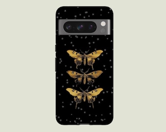 Luna Moth Phone Case Aesthetic Moth Phone Cover Fit For Google Pixel 10 Pro XL 9A 9 Pro XL 8 Pro 8A 7 Pro 7A Pixel 6 Pro 6A