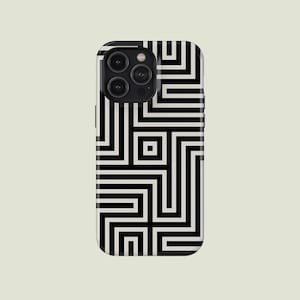 Geometric Pattern Phone Case Abstract Cover Fit For iPhone 15 Pro Max 13 11 Pro 12 13 Mini iPhone X XS Max XR 7 Plus