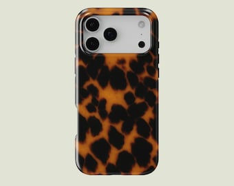 Dark Tortoise Shell Phone Case Tortoise Shell MagSafe Phone Cover Fit for iPhone 17 Pro Max 16 Pro Max 15 14 13 Pro 12 11 Pro XS XR 8 Plus