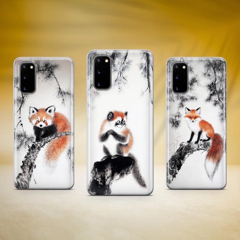 Aesthetic Animals Phone Case Cute Nature Cover Fit for iPhone 17 Pro Max 16 15 14 13 12 13 11 XS Samsung S25 S24 S23 FE A56 A16 Huawei P30 image 5