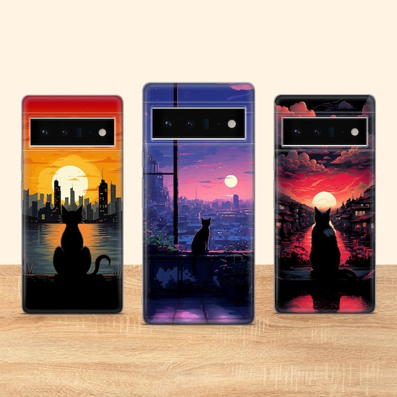 Aesthetic Cats Phone Case Cute Cat Phone Cover Fit for Google Pixel 10 Pro XL 9A 9 Pro 8A 8 Pro 8 7A 7 Pro 6 6A 3A 4XL 5 OnePlus 13 12R
