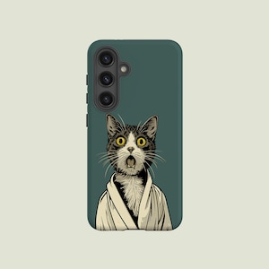 Cat Face Phone Case Aesthetic Cat Cover Fit For Samsung Galaxy S25 S24 Ultra S23 FE S23 Plus S22 Ultra S20 FE Note 20 A56 A16