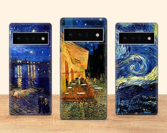 Van Gogh Phone Case Starry Night Phone Cover Fit for Google Pixel 10 Pro XL 9A 9 Pro 8A 8 Pro 8 7A 7 Pro 6 6A 3A 4XL 5 OnePlus 13 12R