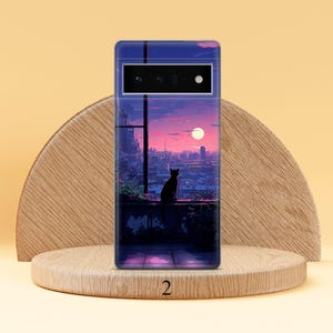 Aesthetic Cats Phone Case Cute Cat Phone Cover Fit for Google Pixel 10 Pro XL 9A 9 Pro 8A 8 Pro 8 7A 7 Pro 6 6A 3A 4XL 5 OnePlus 13 12R Design 2