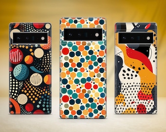 Polka Dots Phone Case Abstract Phone Cover Fit for Google Pixel 10 Pro XL 9A 9 Pro 8A 8 Pro 8 7A 7 Pro 6 6A 3A 4XL 5 OnePlus 13 12R