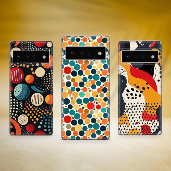 Polka Dots Phone Case Abstract Phone Cover Fit for Google Pixel 10 Pro XL 9A 9 Pro 8A 8 Pro 8 7A 7 Pro 6 6A 3A 4XL 5 OnePlus 13 12R
