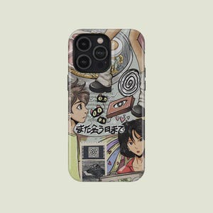 Funda de teléfono con tablero de estado de ánimo japonés, estética de anime, compatible con iPhone 15 Pro Max 13 11 Pro 12 13 Mini iPhone X XS Max XR 7 Plus