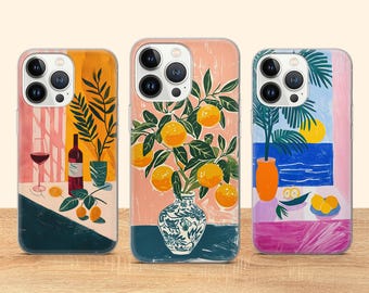 Summer Phone Case Aesthetic Art Cover Fit for iPhone 17 Pro Max 16 15 14 13 12 13 11 XS Samsung S25 S24 S23 FE A56 A16 A14 Huawei P30 Pro