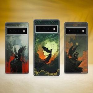 Fallen Angel Phone Case Renaissance Art Cover Fit for Google Pixel 10 Pro XL 9A 9 Pro 8A 8 Pro 8 7A 7 Pro 6 6A 3A 4XL 5 OnePlus 13 12R