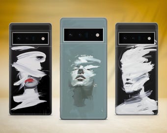 Funda para teléfono con diseño de arte abstracto, compatible con Google Pixel 10 Pro XL 9A 9 Pro 8A 8 Pro 8 7A 7 Pro 6 6A 3A 4XL 5 OnePlus 13 12R