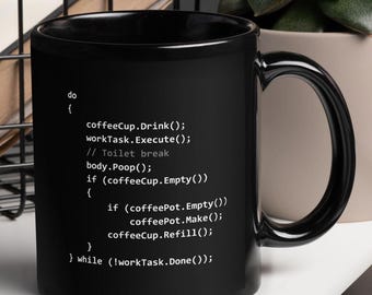 Funny Programmer Coffee Mug: Coding Humor Gift for Developers