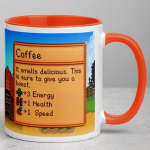 Stardew Valley inspired Coffee Mug: Retro Pixelated Gamer Gift