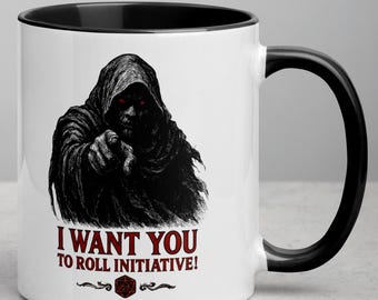 Roll Initiative Mug – Funny DnD Gift for Dungeon Master