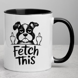 Aller chercher ce chien Mug à café, Cadeau sarcastique, Mug chien, Cadeaux chien, Cadeau sauvetage d&#39;animaux, Cadeau pour propriétaire de chien, Mug pour propriétaire de chien drôle