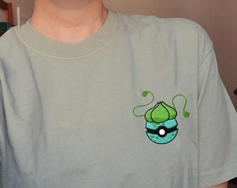 Embroidered Bulbasaur t-shirt