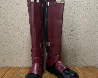 Deadpool Shoes Wade Wilson Cosplay Red Boots