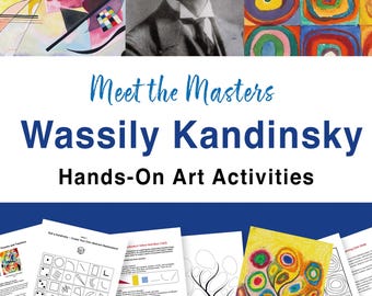 Kandinsky Art Activity Kit for Kids – Montessori Abstract Art (Digital Download)