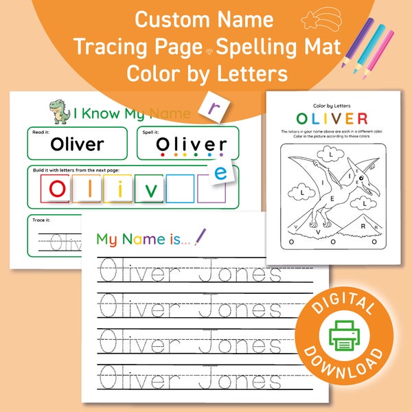 Name Tracing  Worksheets | preschool activities|Custom name tracing|name tracing printable|write your name|preschool curriculum|i know my na