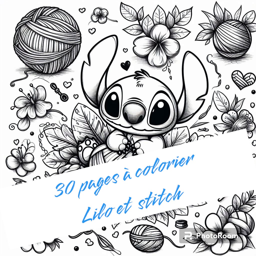 Coloriage gratuit de stitch : téléchargez et imprimez des dessins en pdf  pour enfants