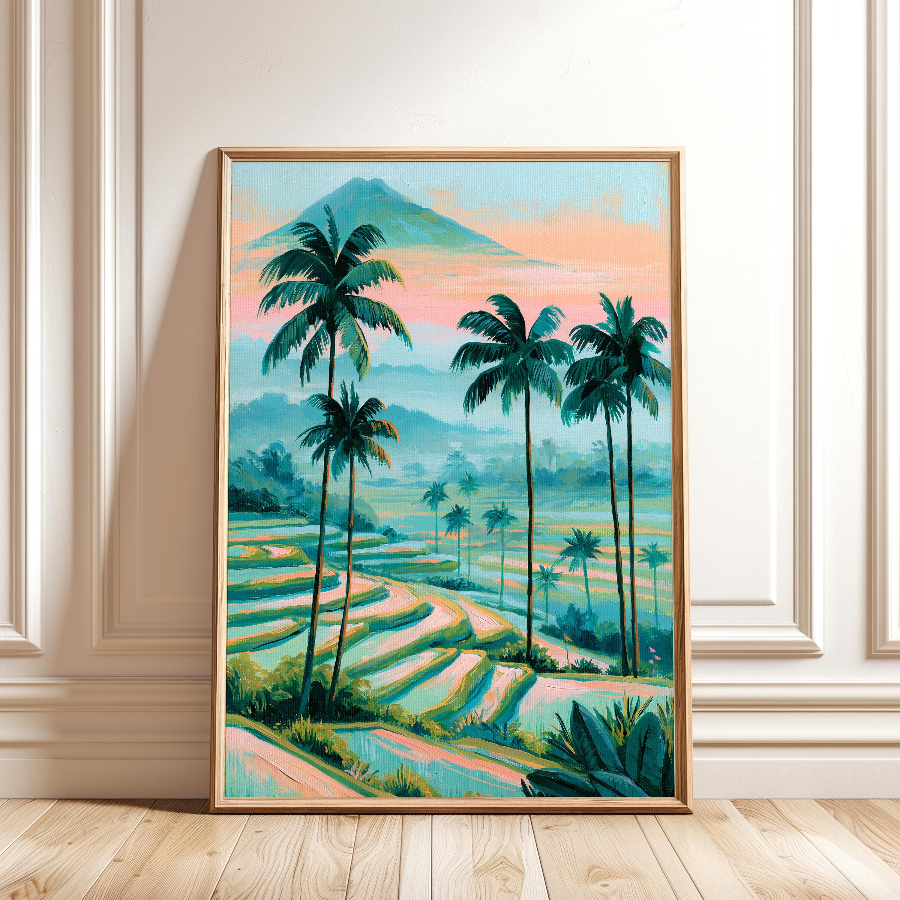 Indonesian Landscape Painting - Etsy