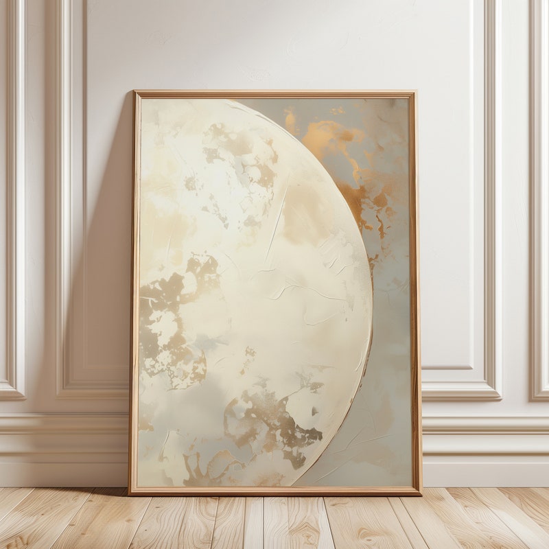 Abstract Moon Paintings - Etsy