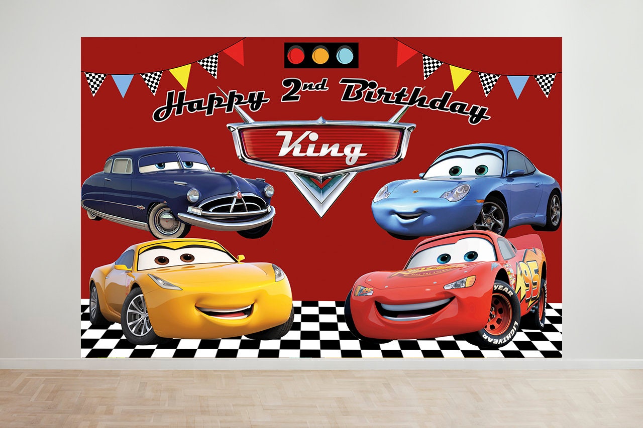 Guirnalda Feliz Cumpleaños Cars - Comprar Online {My Karamelli}
