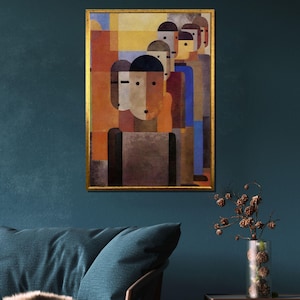 Franz Wilhelm  &quot;Workers (1926)&quot;, Franz Wilhelm Canvas, Franz Wilhelm  art
