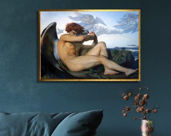 Alexandre Cabanel's Fallen Angel Canvas Art Print