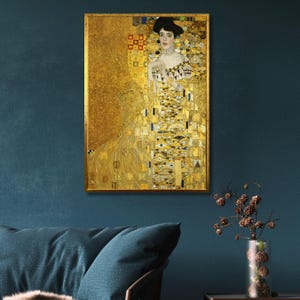 Gustav Klimt Portrait of Adele Bloch-Bauer I Canvas ,Gustav Klimt Portrait of Adele Bloch-Bauer I Canvas Art ,  Gustav Klimt Portrait of