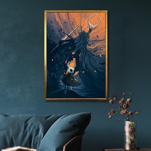 Hollow Knight &quot;The Knight&quot;, Hollow Knight Canvas, Hollow Knight art