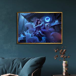 League of Legends Ahri Art