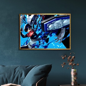 « Makoto Yuki » de Persona 3, toile Persona 3, illustration Persona 3