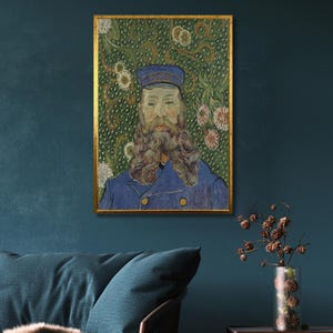 Van Gogh: portret Joseph Roulin - abstracte canvaskunst