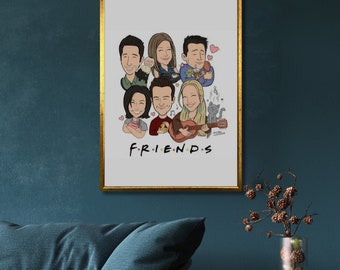 Friends "Friends", Friends Canvas, Friends art