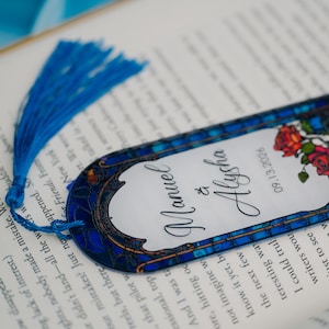 Personalized Wedding Favors for Guests, Acrylic Bookmark Gifts for Fairytale Wedding Decor, Enchanted Wedding Party Favors in Bulk