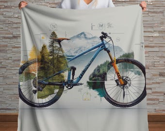 Mountainbike Forest Fusion Sherpadeken – MTB-landschapskunst, trailrider-avontuurworp