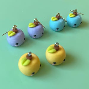 Junimo Earrings, Fanart 3D printed