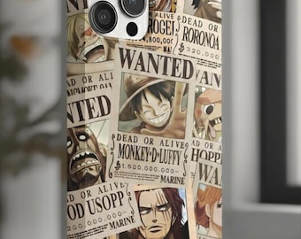 One Piece Phone Case, Anime Phone Case for iphone 16,15,14, Samsung S24, S23,S22,S21, Gifts For One Piece Fans