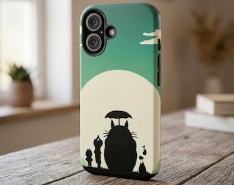 Totoro Phone Case, Anime Phone Case, Cute Phone Case for iPhone 16, 15, 14, Samsung S24, S23