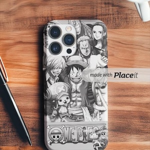 Anime telefoonhoesje - One Piece Otaku Gift for Friends, iPhone 16, Samsung-hoesje Shanon stoere telefoon, anime-fanaccessoires, mangaliefhebber