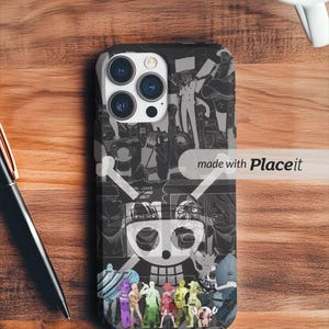Anime Phone Case, Kawaii Tough Phone Case, Gift for Anime Lovers, Japanese Anime Phone Cover, Samsung Case, iPhone 16 Case, One Piece,