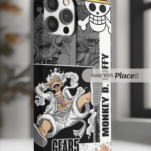 Anime Phone Case,, Gift for Friends, One Piece , Durable  Cover, One Piece Phone16 Case – Luffy Anime iPhone ,Samsung Case, Otaku Phone Case