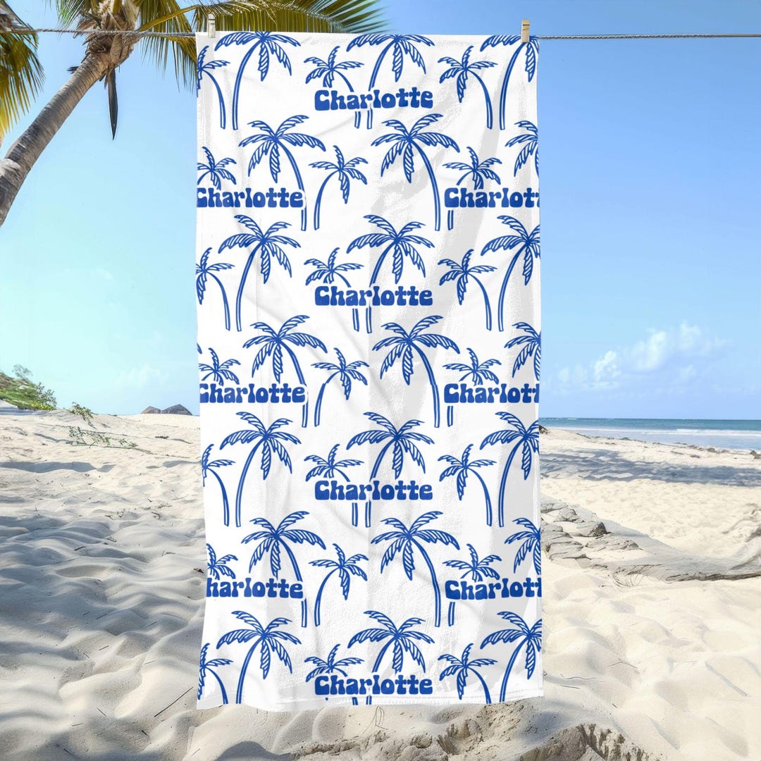 Palm Tree Beach Towel