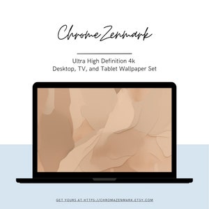 Neutral Texture Beige Aesthetic Desktop & Laptop Wallpaper - Digital Background