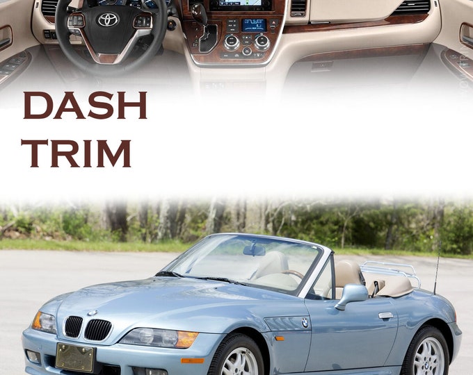 To Fits BMW Z3 Series Interior Dash Trim Kit 3M 3D 20-Parts Burl Wood 1996-1999