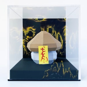 Maplestory Zombie-Pilz-Pilz Tunnel Ameise Charm chinesischer Talisman Körper Jiangshi Papercraft Modell Diorama Display Acryl-Würfel