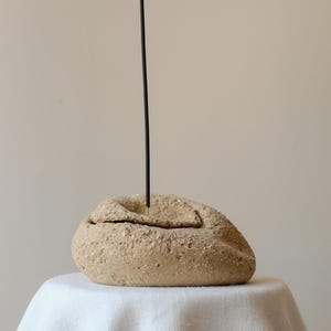 Handgemaakte decoratie van steengoed | Stenen doos met deksel | Keramische wierookhouder en plantenbak voor vetplanten