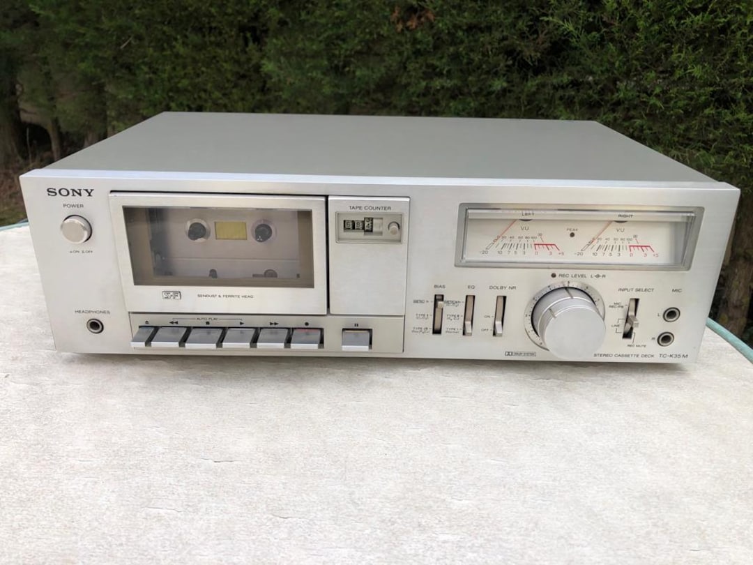 Platine Cassette Sony TC-TX5 Vintage - HiFi Grise - Occasion Fonctionnelle